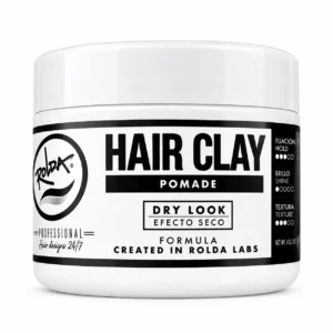 Pomada Clay Rolda — Estilo Moderno con Acabado Seco