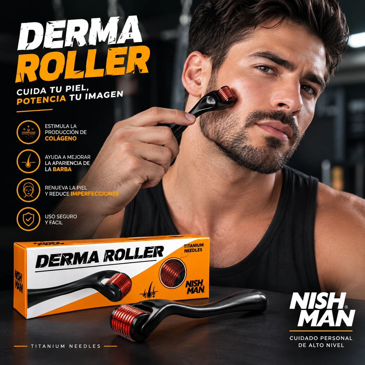 Dermaroller 0.50 mm — Potencia tus Tratamientos Capilares