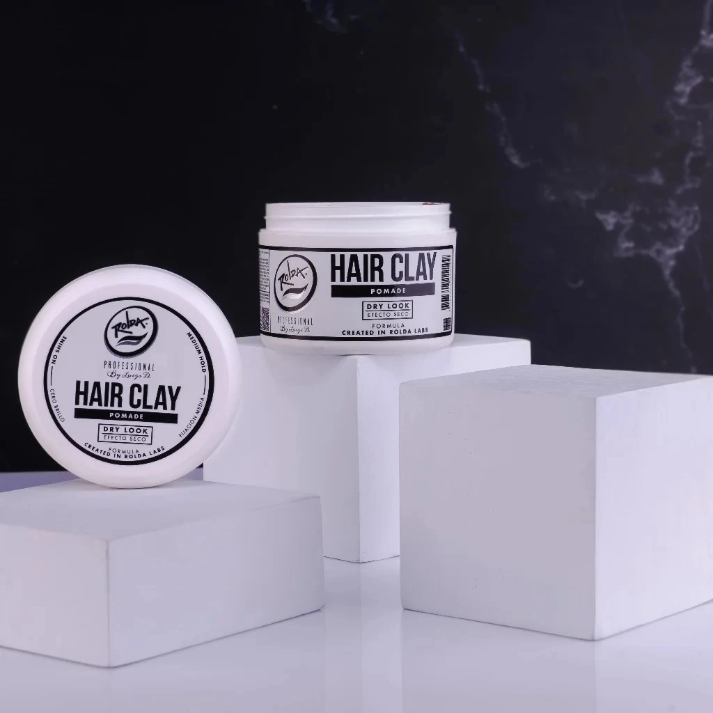 Pomada Clay Rolda — Estilo Moderno con Acabado Seco